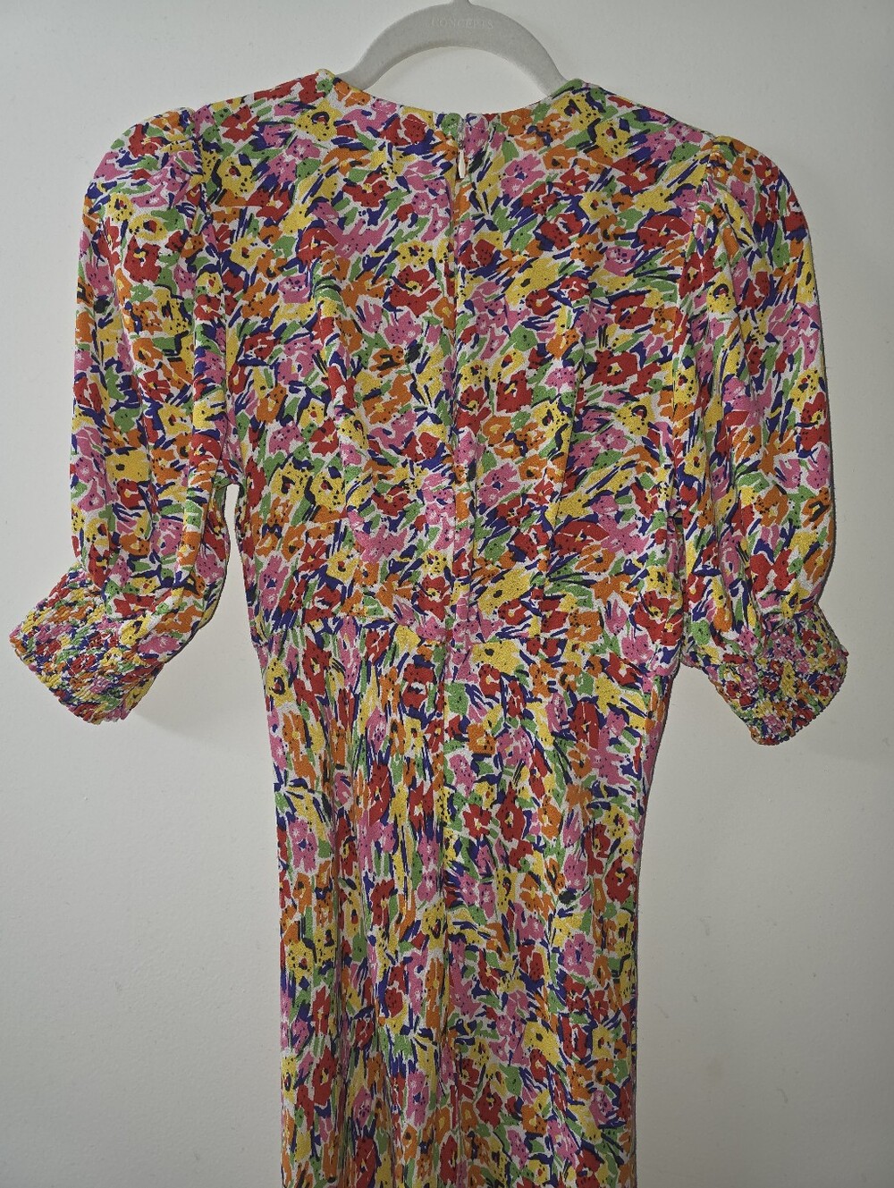 Limited Edition Rixo x Target Bright Floral V-neck Maxi Dress Size 4 - Picture 6 of 7
